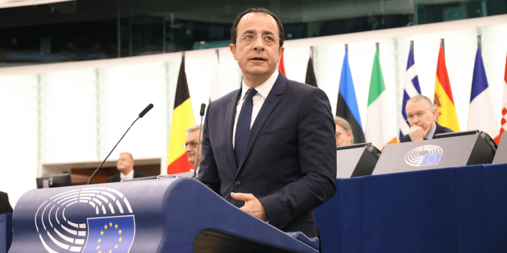 Δείτε αυτούσια την ομιλία του ΠτΔ στο Στρασβούργο – Οι αναφορές για το&nbsp;κυπριακό