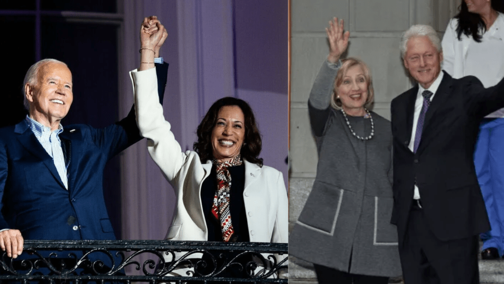 Μετά τον Μπάιντεν και η Οικ. Κλίντον στηρίζουν Κάμαλα&nbsp;Χάρις