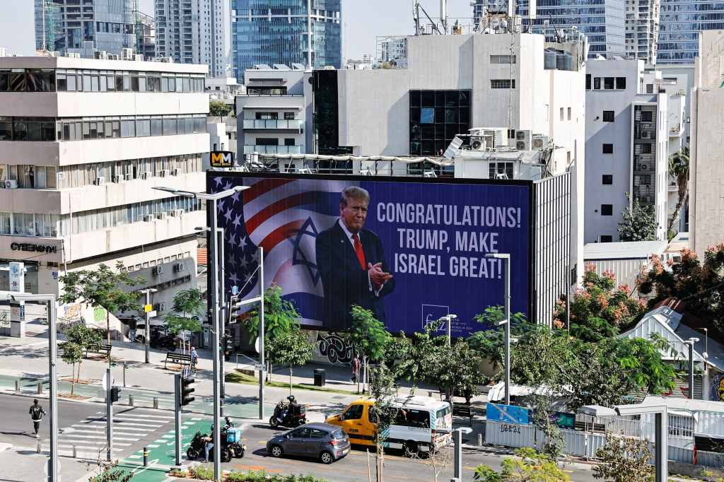 Ισραήλ: Συγχαρητήρια με γιγαντοαφίσες – «Trump, make Israel&nbsp;great!»