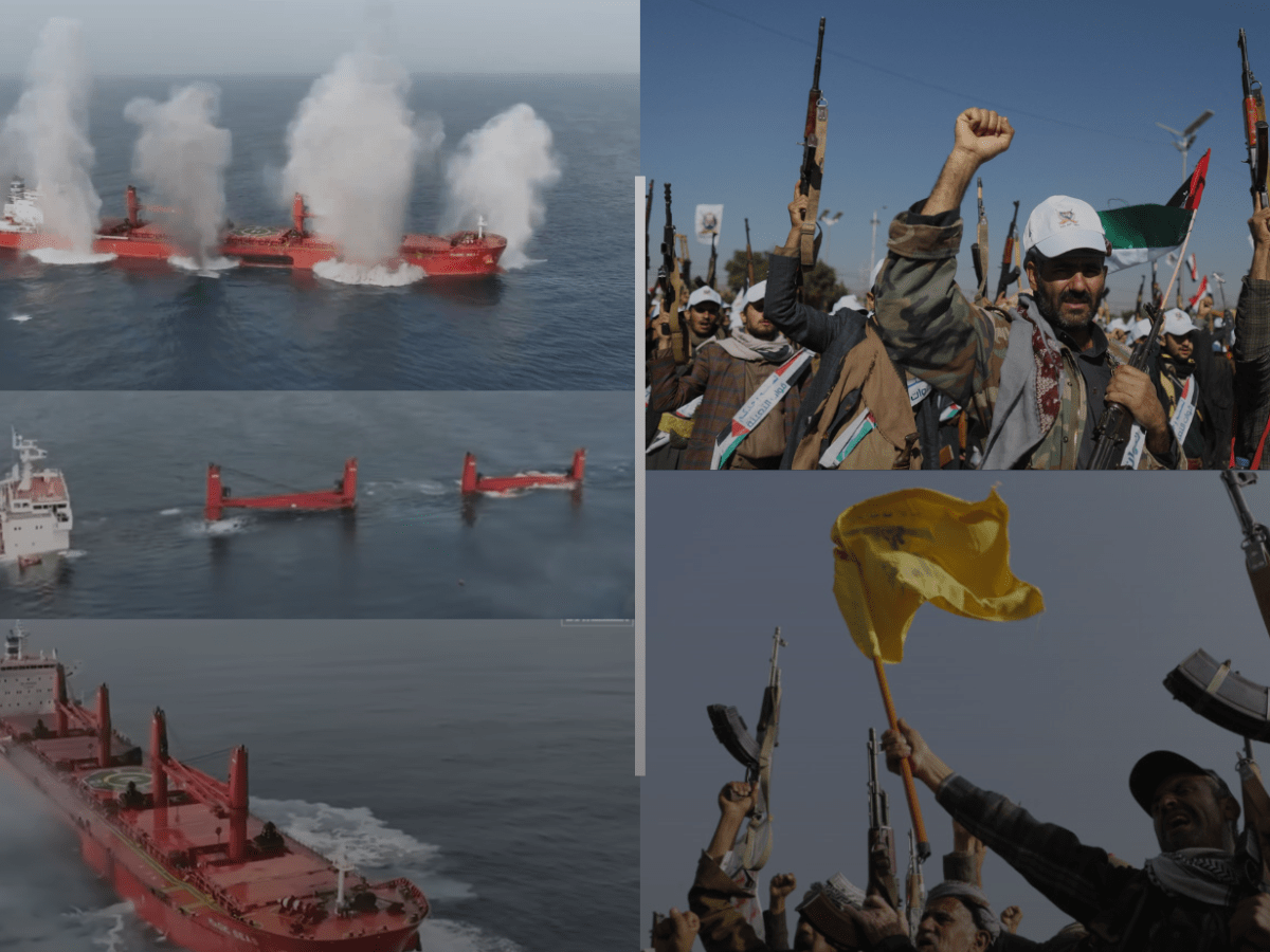 ΔΕΙΤΕ: Καρέ καρέ επίθεση των Χούθι σε ελληνόκτητο εμπορικό&nbsp;πλοίο